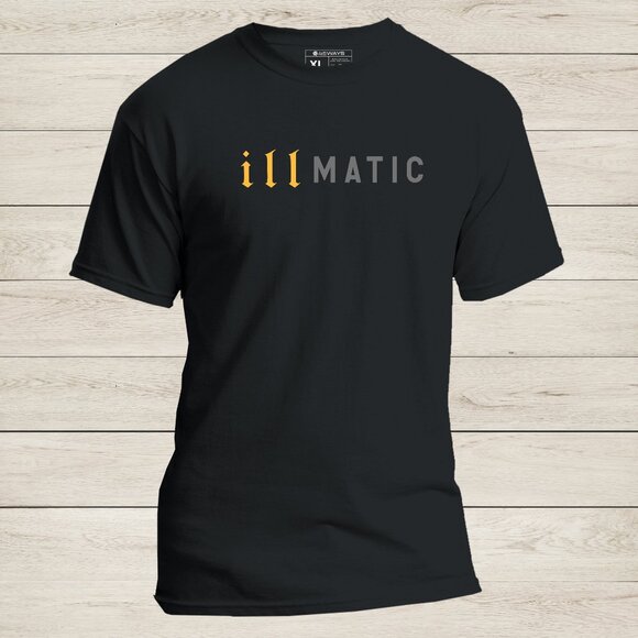 "Illmatic" 90s Hip Hop Unisex T-Shirt - SuperSoft Modern Fit Nas Black Tee NEW - Picture 1 of 3